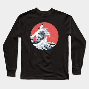 BIG WAVE CATS Long Sleeve T-Shirt